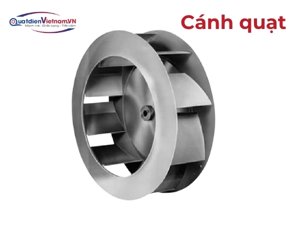 Cánh quạt lồng sóc, thép CT3/Inox 304, cân bằng động chính xác