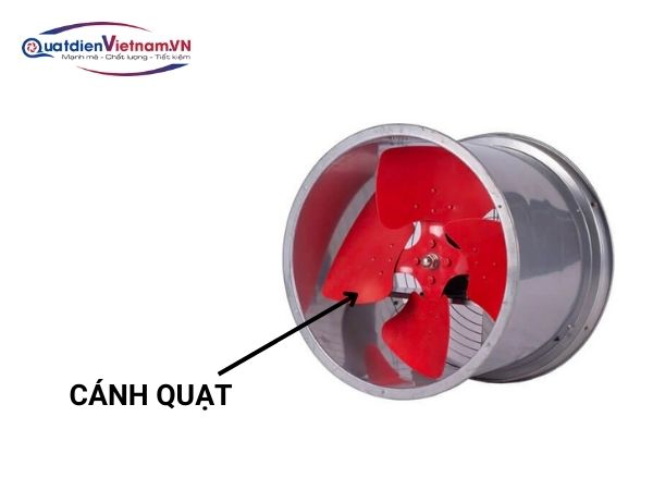 Cánh quạt bản rộng với độ cong hoàn hảo, đảm bảo tạo ra lưu lượng gió lớn