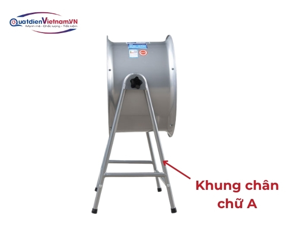 Khung chân chữ A thép mạ kẽm, sơn tĩnh điện, phân bổ trọng lượng đều, chống rung lắc