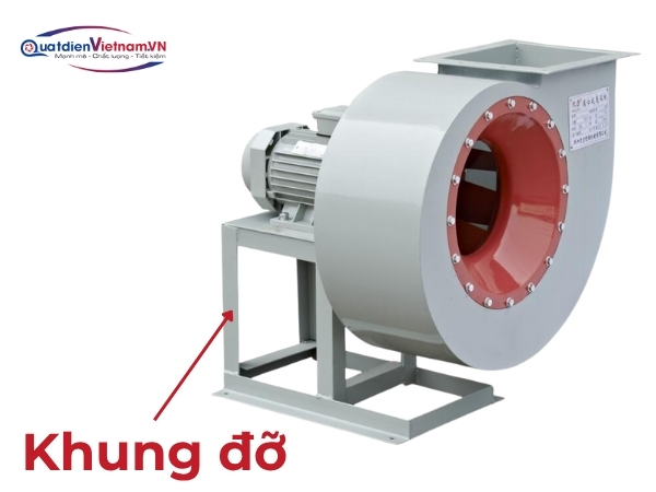 Khung thép chắc chắn, đệm cao su chống rung, cố định ổn định
