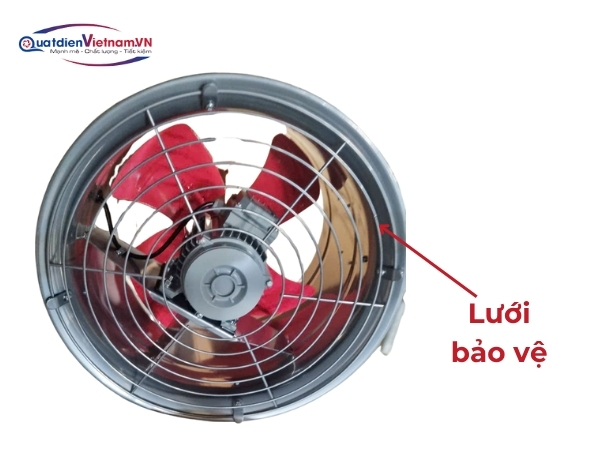 Lưới bảo vệ kim loại, đảm bảo an toàn cho người sử dụng