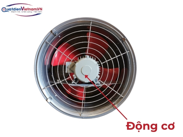 Motor dây đồng 100%, vòng bi chính xác, tản nhiệt tự nhiên