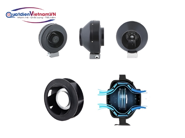 Quạt hút nối ống deton CDF250B