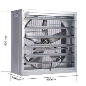 Kích thước quạt thông gió vuông lá sách Soffnet là 600x600 tim hieu quat thong gio vuongla sach soffnet df60 re nhat thi truong