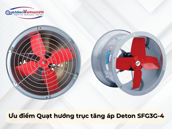Ưu điểm quạt hướng trục áp Deton SFG3G-4