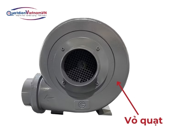 Vỏ quạt thép CT3, sơn tĩnh điện, thiết kế dễ tháo lắp bảo trì