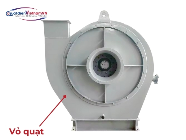 Vỏ quạt thép sơn tĩnh điện hoặc inox, thiết kế con sò giảm rung động và bảo vệ bộ phận bên trongVỏ quạt thép sơn tĩnh điện hoặc inox, thiết kế con sò giảm rung động và bảo vệ bộ phận bên trong