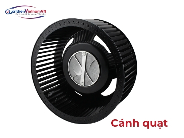 Cánh quạt 8-12 lá, thép CT3, sơn tĩnh điện, cân bằng động chính xác