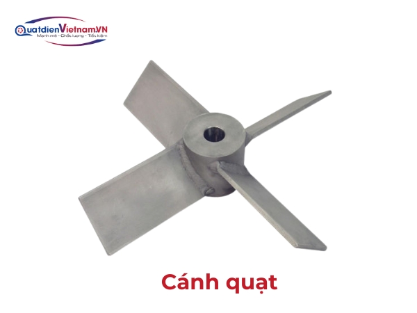 Cánh quạt nhôm đúc, 4-6 cánh, cân bằng động chính xác, lưu lượng gió 5.160 m³/h