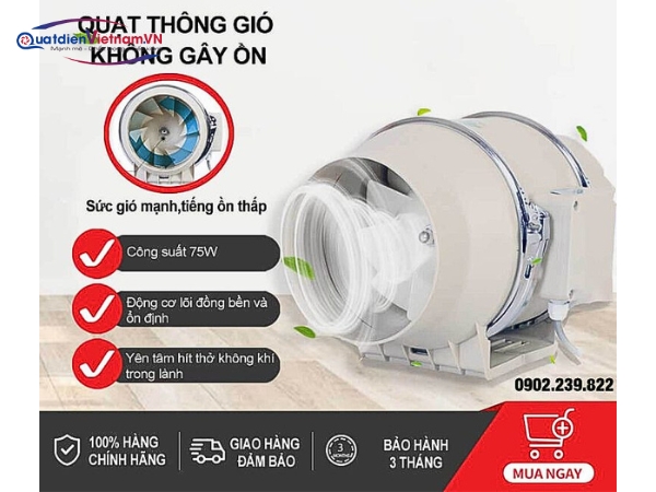 Chuyên cung cấp quạt hút nối ống gió SHP 160