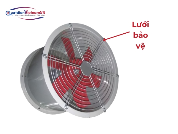 Lưới bảo vệ thép không gỉ 12mm x 12mm, hộp đấu dây IP54, cáp 1.5m, thiết kế modular