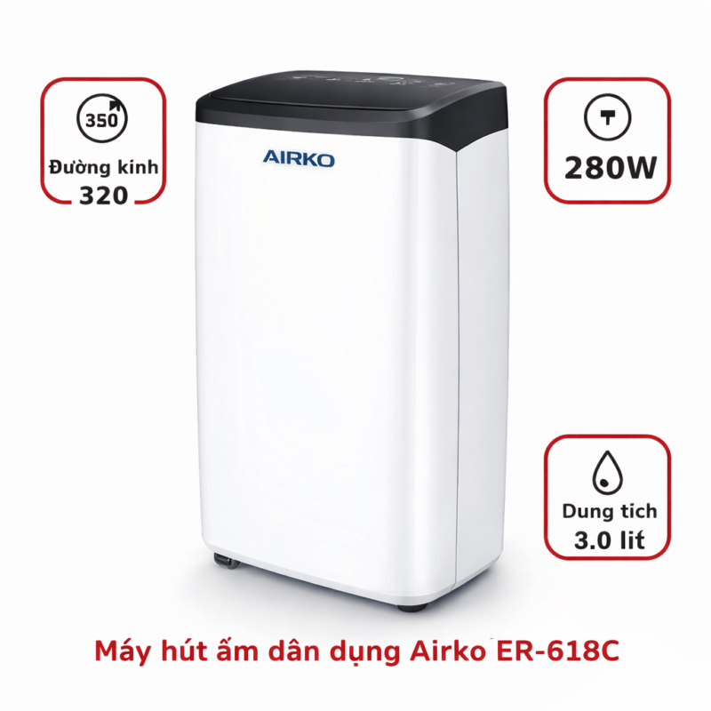 may hut am Airko ER-618C chat luong