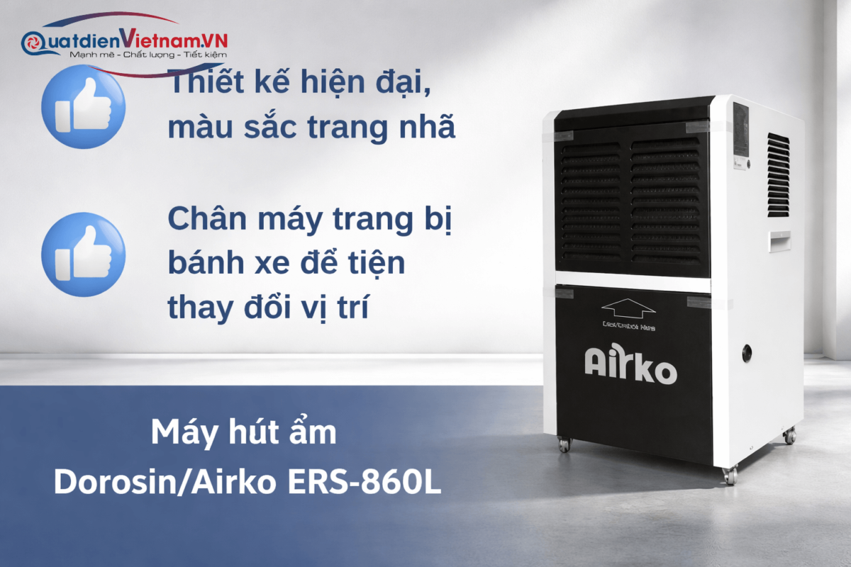 may hut am cong nghiep Airko ERS-860L