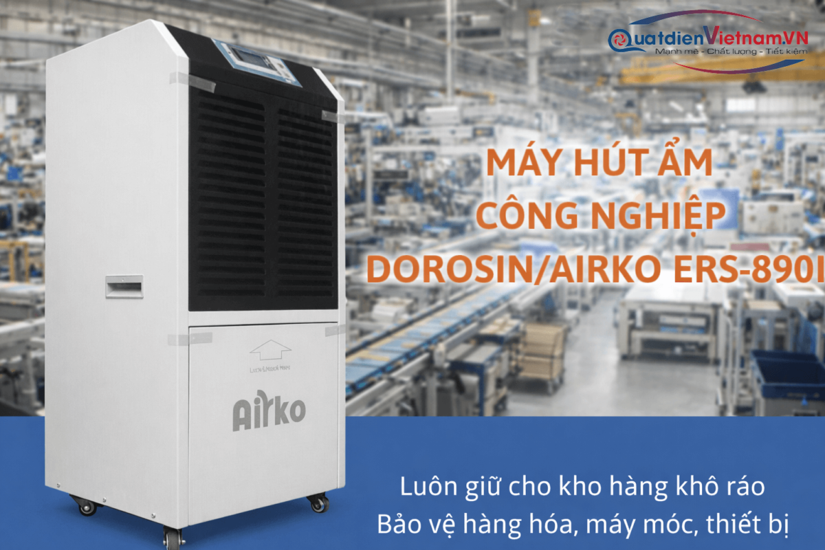 may hut am cong nghiep Airko ERS-890L