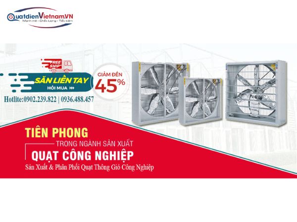 Quạt Thông Gió Chuyển Động Trực Tiếp 1380x1380