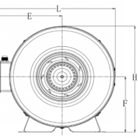 Quạt hút đồng trục Kyung Jin ND-315