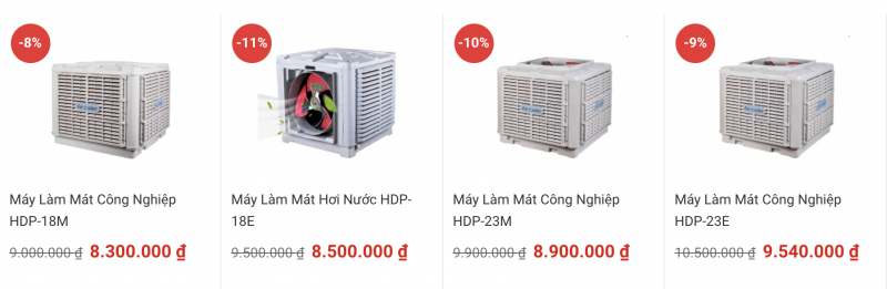 Các dòng quạt làm mát cố định may lam mat cong nghiep co dinh