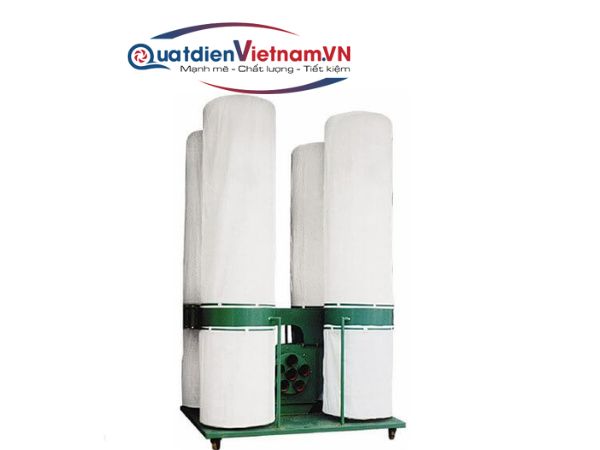 Quạt Ly Tâm Hút Bụi Di Động 4 Túi Vải 15HP