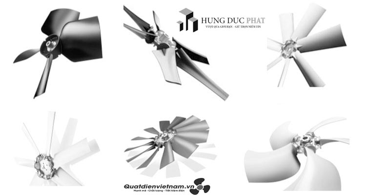 Cận cảnh cánh quạt Inox của quạt hướng trục canh quat hương truc gian tiêp inox