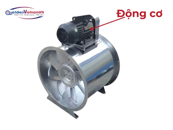 Motor được bảo vệ khỏi tác động luồng khí, kéo dài tuổi thọ và hiệu suất
