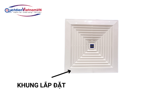 Khung lắp đặt quạt hút âm trần 600x600