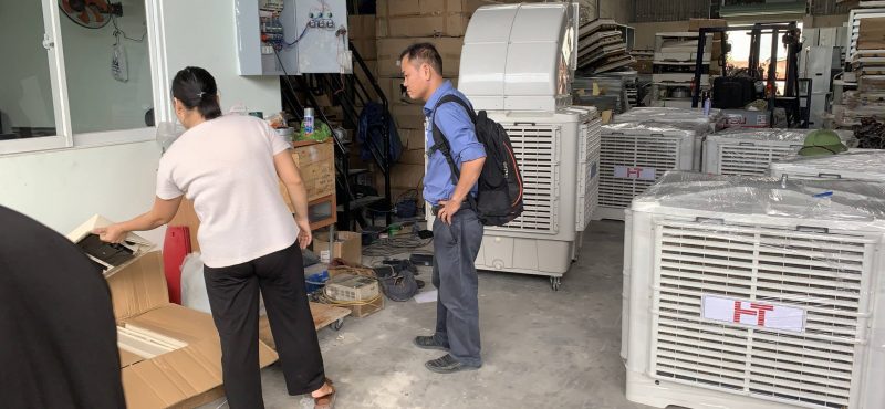 kho cung cap may lam mát cong nghiep