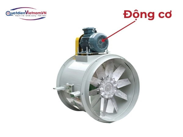 Motor cảm ứng hai cực, làm mát bằng không khí, bảo vệ IP54, tách biệt khỏi khí độc và bụi bẩn