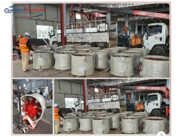 quạt hướng trục tròn