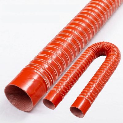 ống gió mềm chịu nhiệt silicon d25 ống chuyền nhiệt silicon phi 25