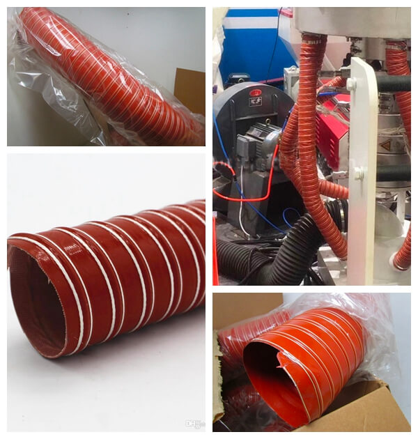 ống gió vải chịu nhiệt silicon d25 ống gió silicon chịu nhiệt độ cao