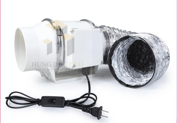 quạt hút nối ống gió shp-100 quạt hút mùi nối ống gió shp