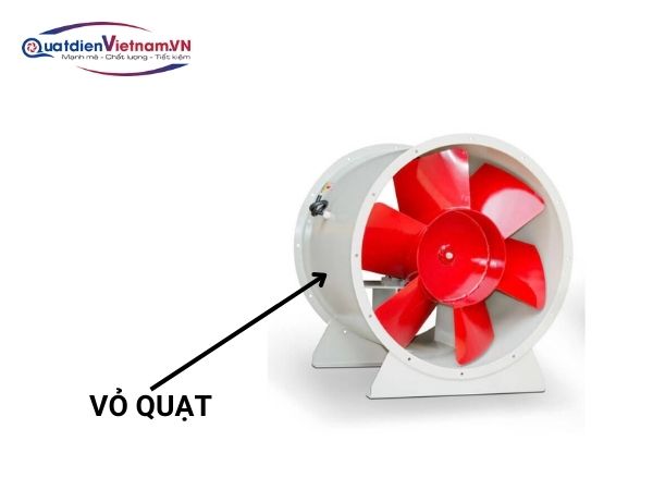 Vỏ Quạt hướng trục tăng áp HDP201-6A