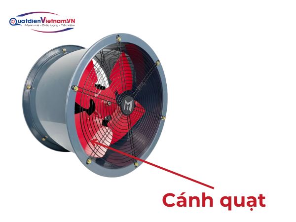 Cánh quạt nhôm cao cấp, thiết kế khí động học tối ưu