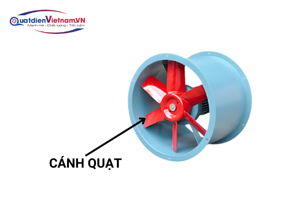 Cánh quạt Quạt hướng trục hút khói HDP204-6.0