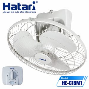 Quạt đảo trần Hatari HE-C18M1 80W hộp số