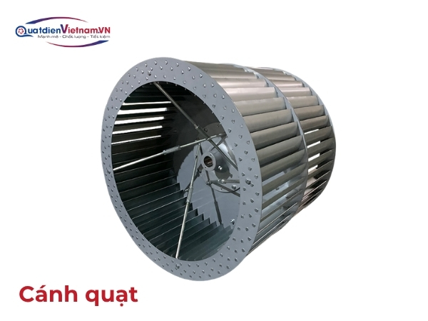 Cánh quạt 8-16 lá, thép SS400/Inox, cân bằng động, vận hành êm