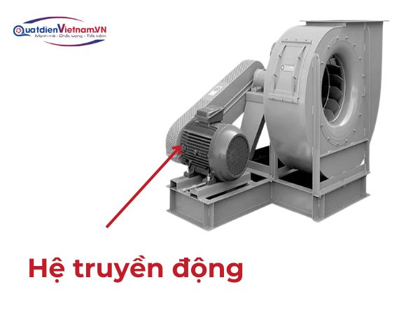 Hệ truyền động: Trực tiếp vào motor, hiệu quả, tiết kiệm năng lượng