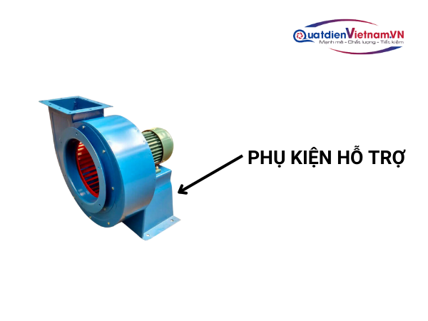 Gối đỡ, lò xo chống rung, dây curoa giúp quạt vận hành ổn định, hiệu quả