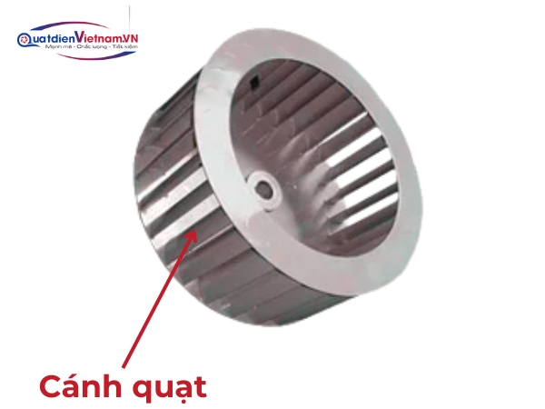 Cánh quạt 8-12 lá, tối ưu hóa lưu lượng gió và áp suất