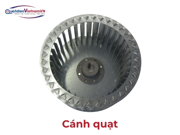 Cánh quạt thép CT3/hợp kim nhôm, cong ngược, cân bằng động chính xác