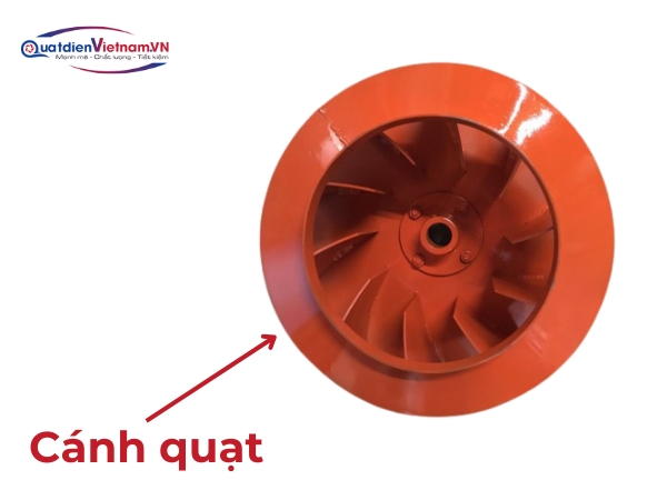 Cánh quạt thép sơn tĩnh điện, thiết kế lồng sóc tối ưu lực hút