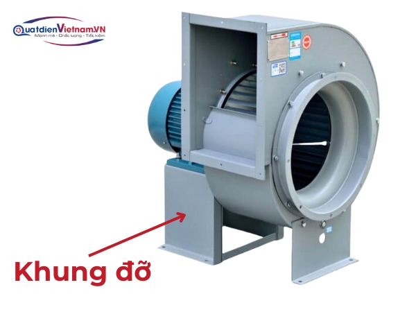 Khung đỡ thép vững chắc, dễ lắp đặt và bảo trì