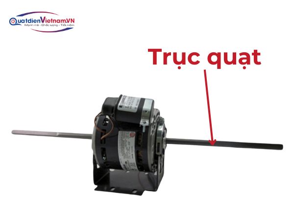 Trục quạt: Thép hợp kim chịu lực cao, giảm rung lắc, tiếng ồn