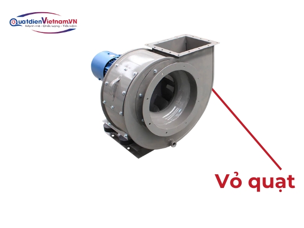 Vỏ quạt thép không gỉ, bảo vệ tối ưu các bộ phận bên trong