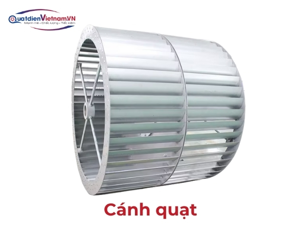 Cánh quạt thép/Inox/nhôm, thiết kế lồng sóc hoặc cong, cân bằng động chính xác