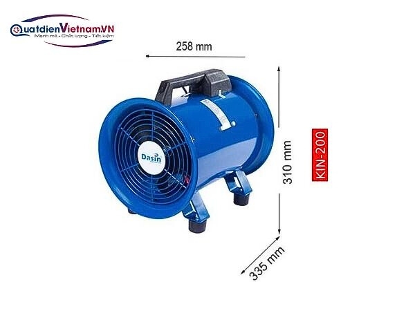 Quạt Hút Công Nghiệp Dasin Kin – 200