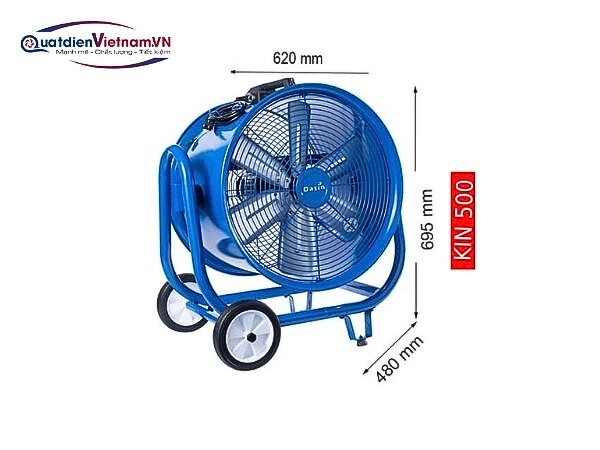 Quạt Hút Công Nghiệp Dasin KIN-500