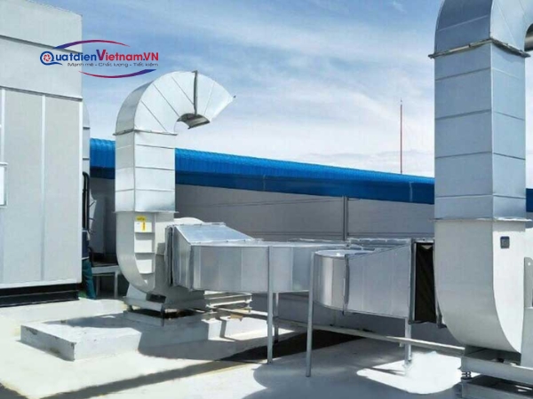 Hệ thống quạt tăng áp cầu thang trong thực tế