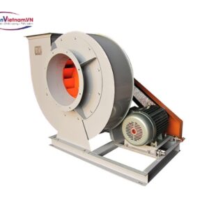 Quạt ly tâm gián tiếp 1HP hoạt động với công suất 745W, cánh quạt thiết kế lồng sóc giúp hút khói, bụi, chất độc hại hiệu quả