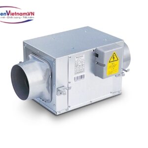 Quạt hút dạng hộp được chế tạo với thân vỏ làm bằng thép mạ, đảm bảo chất lượng cao và có khả năng chống rỉ sét